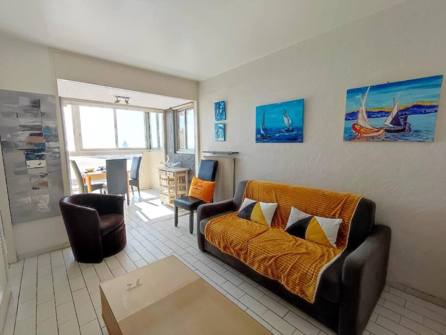 Magnifique Vue Mer Avec Une Chambre - Nouria 55 - Canet-en-Roussillon Bagian luar foto