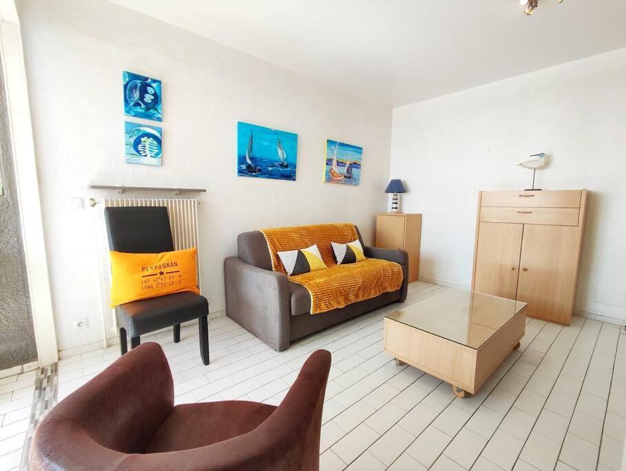 Magnifique Vue Mer Avec Une Chambre - Nouria 55 - Canet-en-Roussillon Bagian luar foto